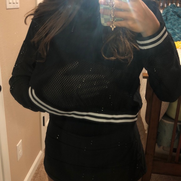 Demi lovato fabletics mesh sport hoodie - Picture 3 of 6